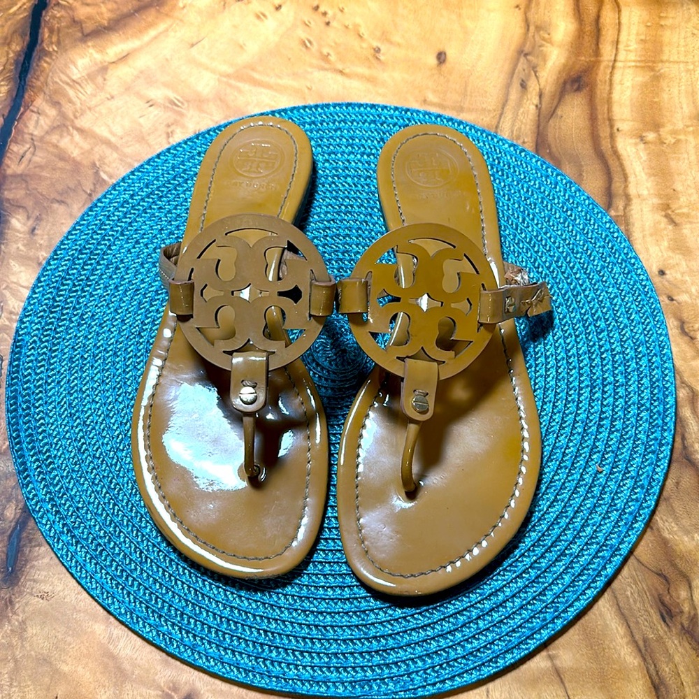 One Right Foot Tory Burch Miller Sandal Tan